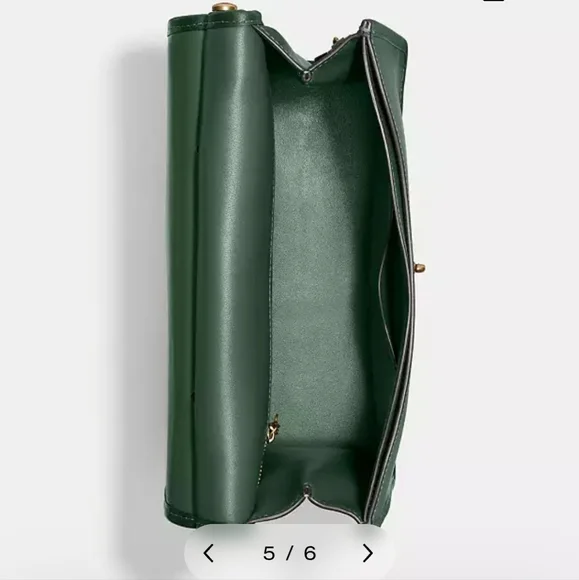 COACH OG Willis Top Handle Black Leather Satchel Handbag Purse - Picture 8 of 12